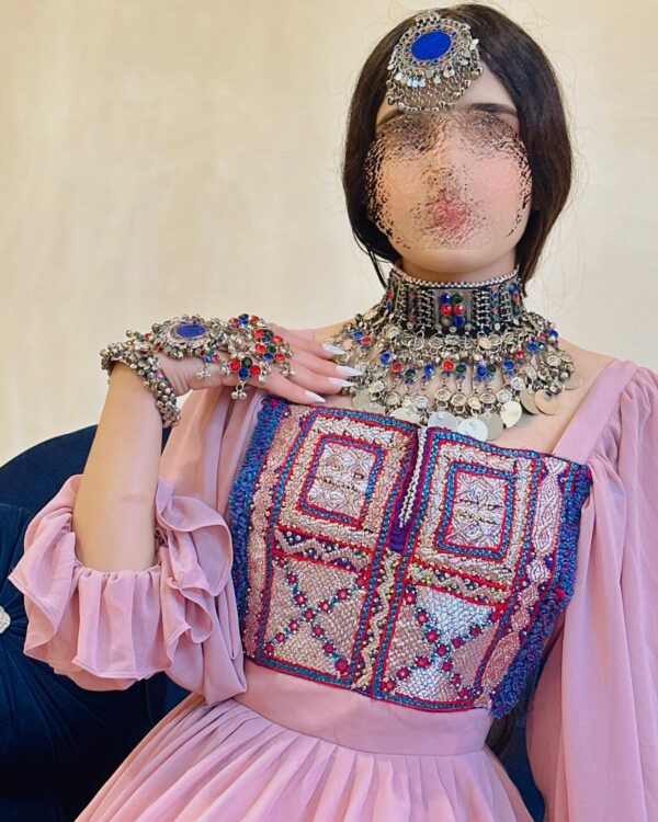 Laili Blush Dress Pink/ گلابی